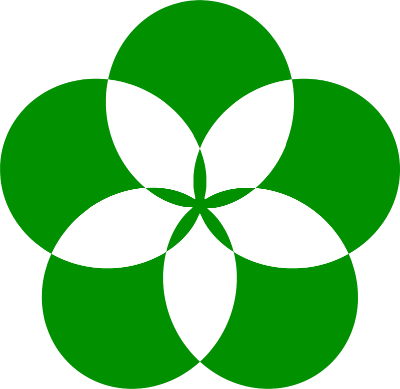 Mathematical polar equation flower