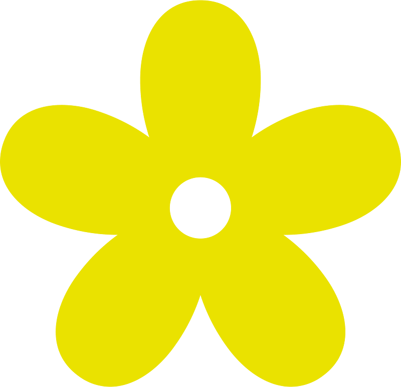 Retro flower