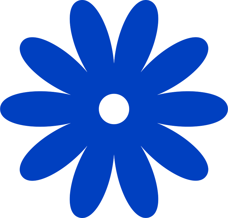 Retro flower