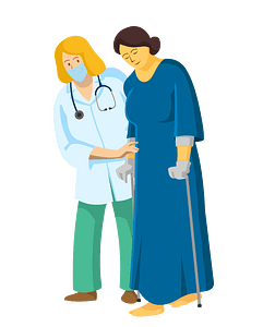 Doctor and patient