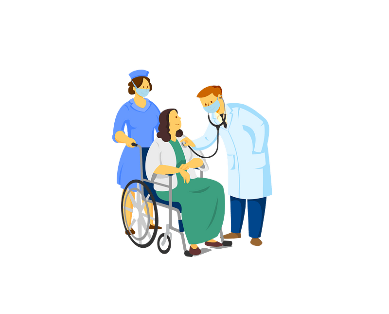 Patient recovered concept