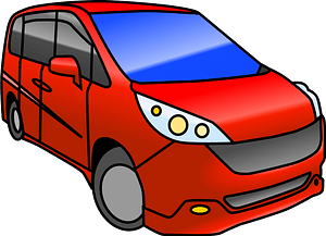 Red Minivan