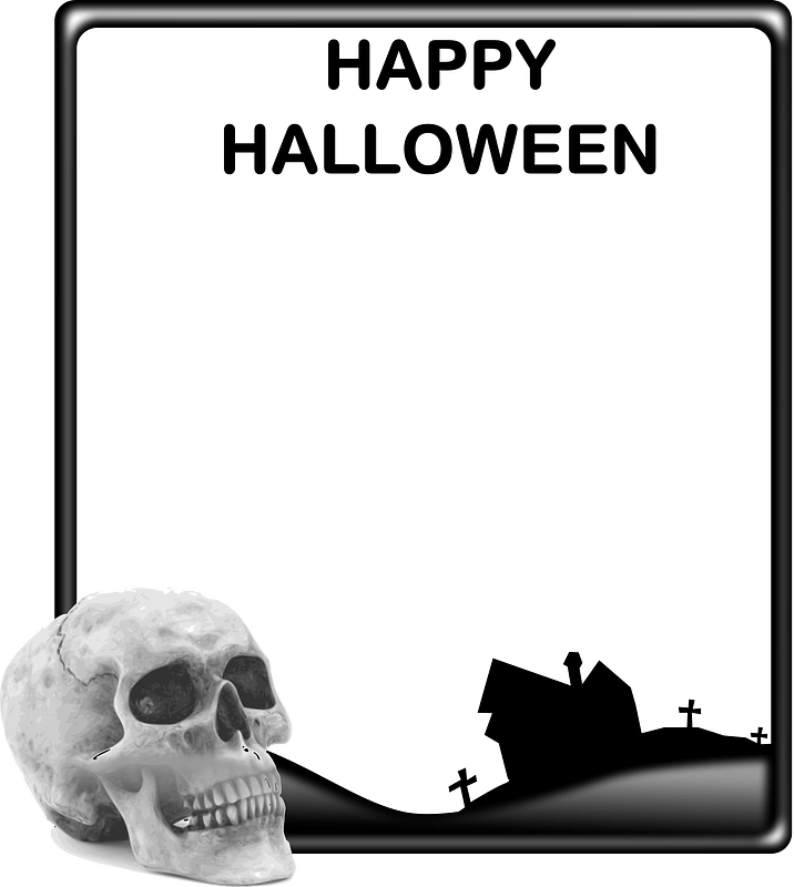 Halloween frame