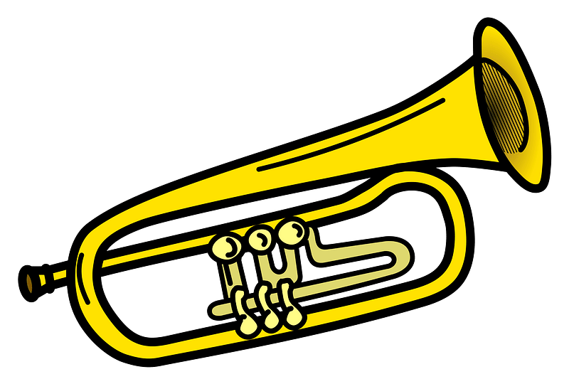 Brass trumpet