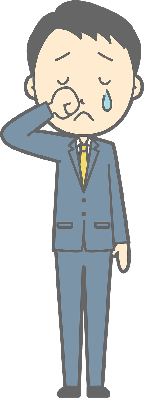 (Noah) Businessman is Crying