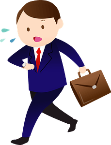 (Jerry) Businessman is in a Hurry
