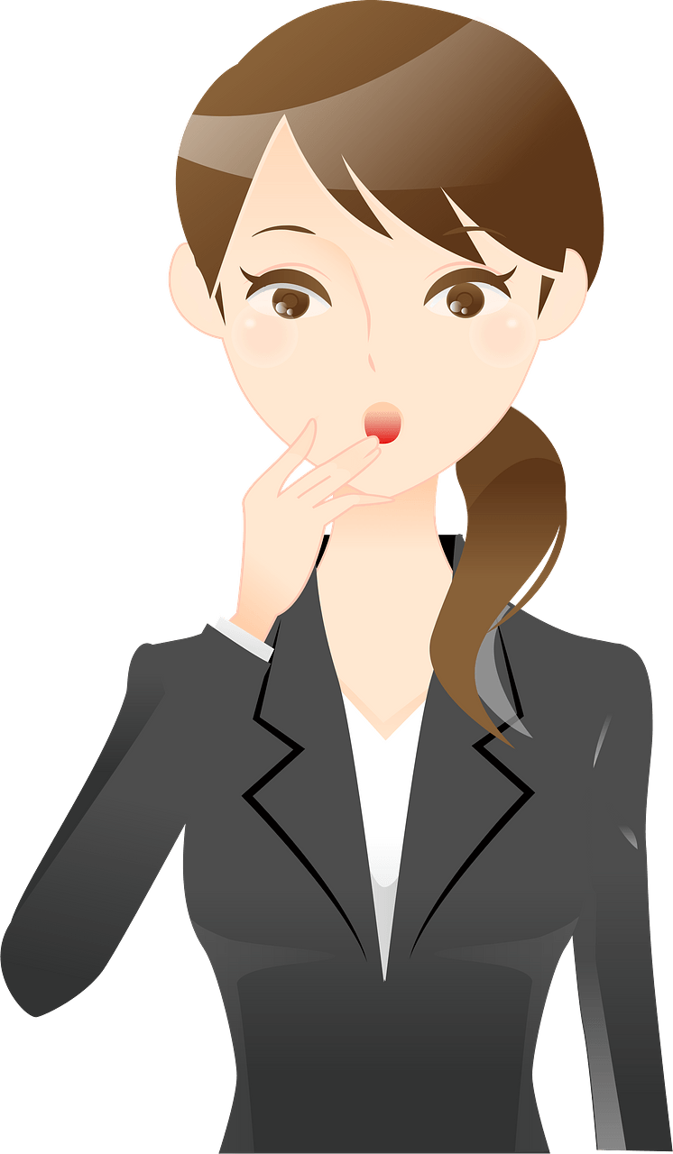 (Kathleen) Businesswoman is Surprised