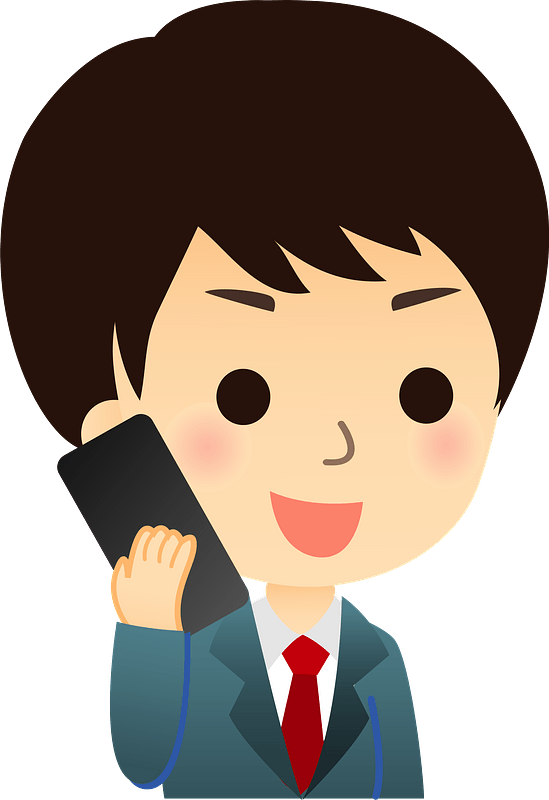 Businessman is Using His Smartphone