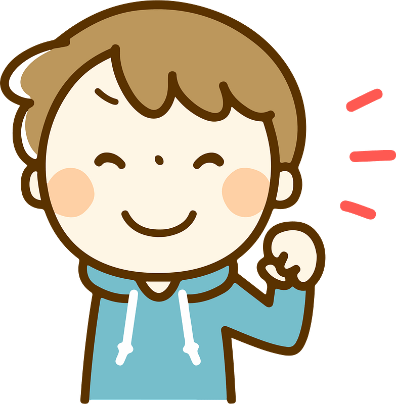 Boy with Happy Face