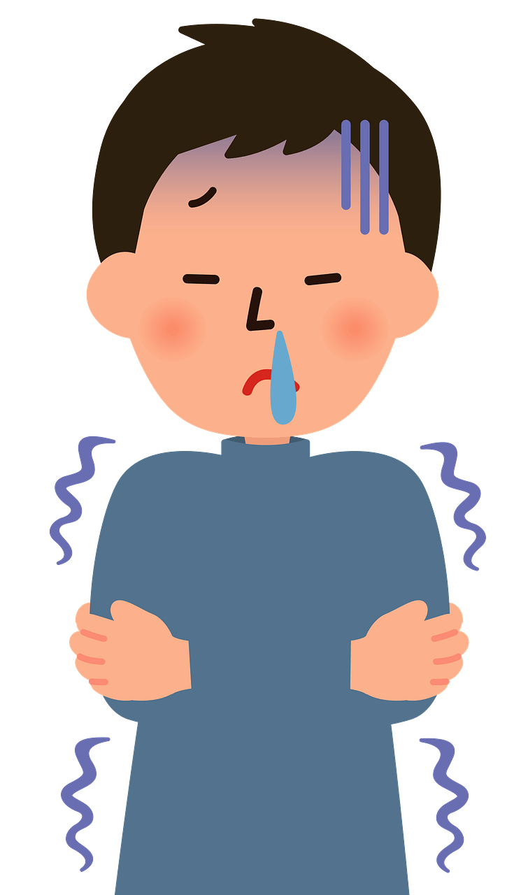 Child is Sick with Cold and Chills