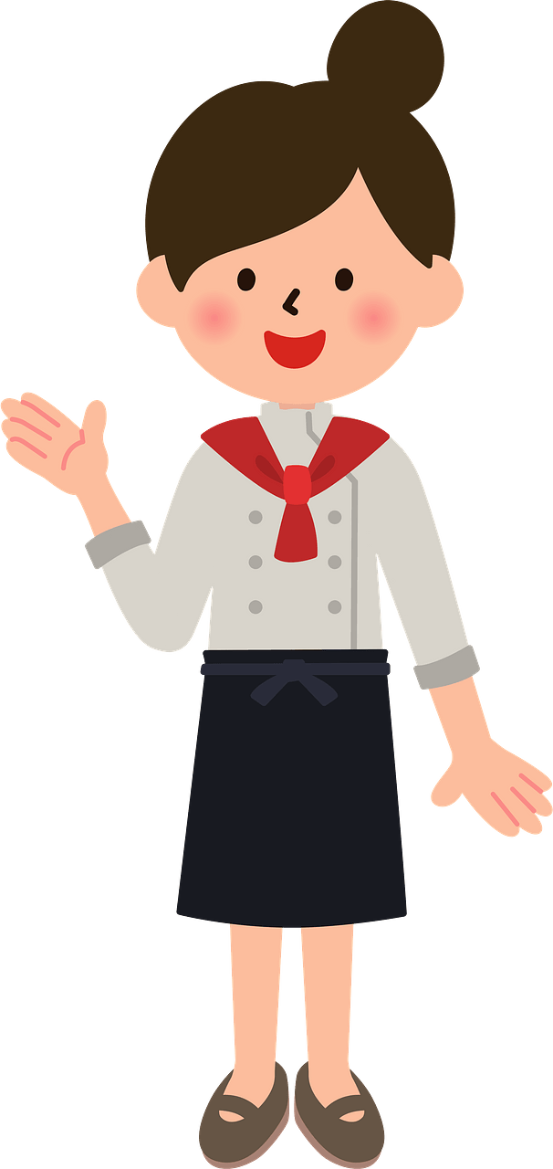 Cook Woman Acting as a Guide