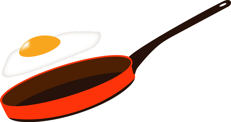 Fried Eggs Cooking
