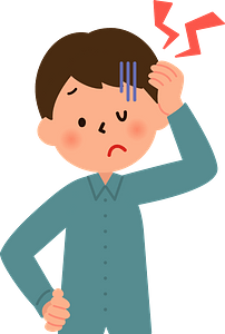 Boy with a Headache and Cold