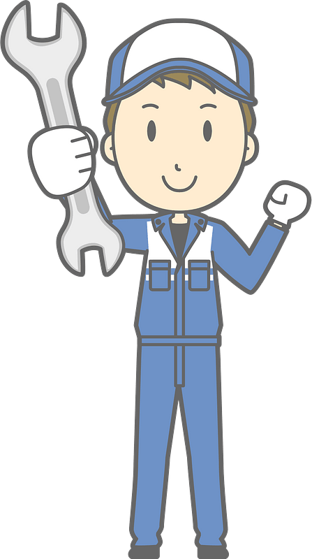 (Todd) Mechanic Man is Holding a Wrench