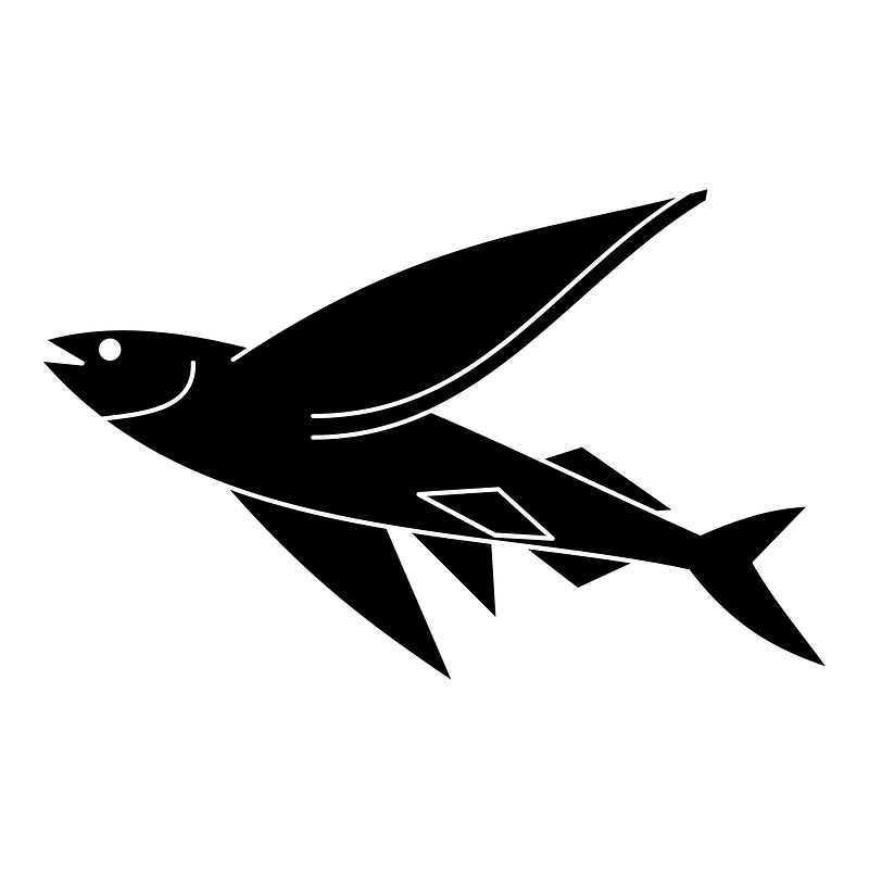 Flying fish - Free vector clipart images on creazilla.com