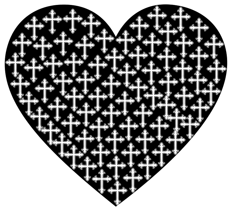 Love Heart Crosses