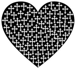 Love Heart Crosses