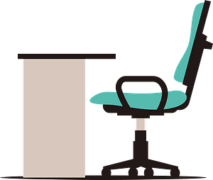 Office Desk and Chair