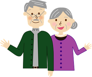 Old Couple - Grandparents