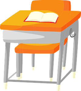 School Desk and Chair