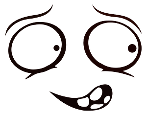 Mentally Deranged Smiley Face