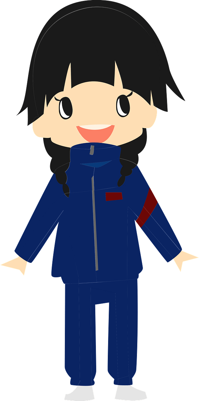(Brianna) Schoolgirl is Wearing a Track Suit
