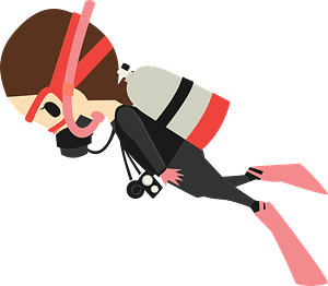 Scuba Diving Woman
