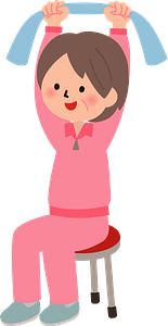 Senior Woman is Exercising