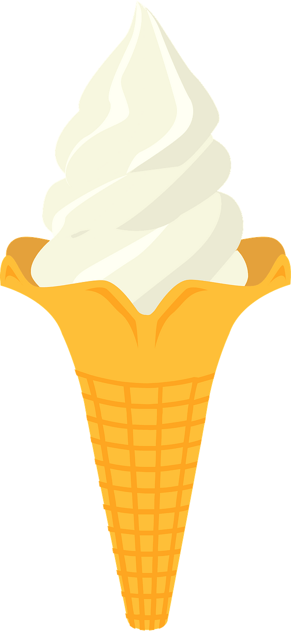 Soft Serve Ice Cream Cone