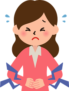 (Christine) Woman with a Stomachache