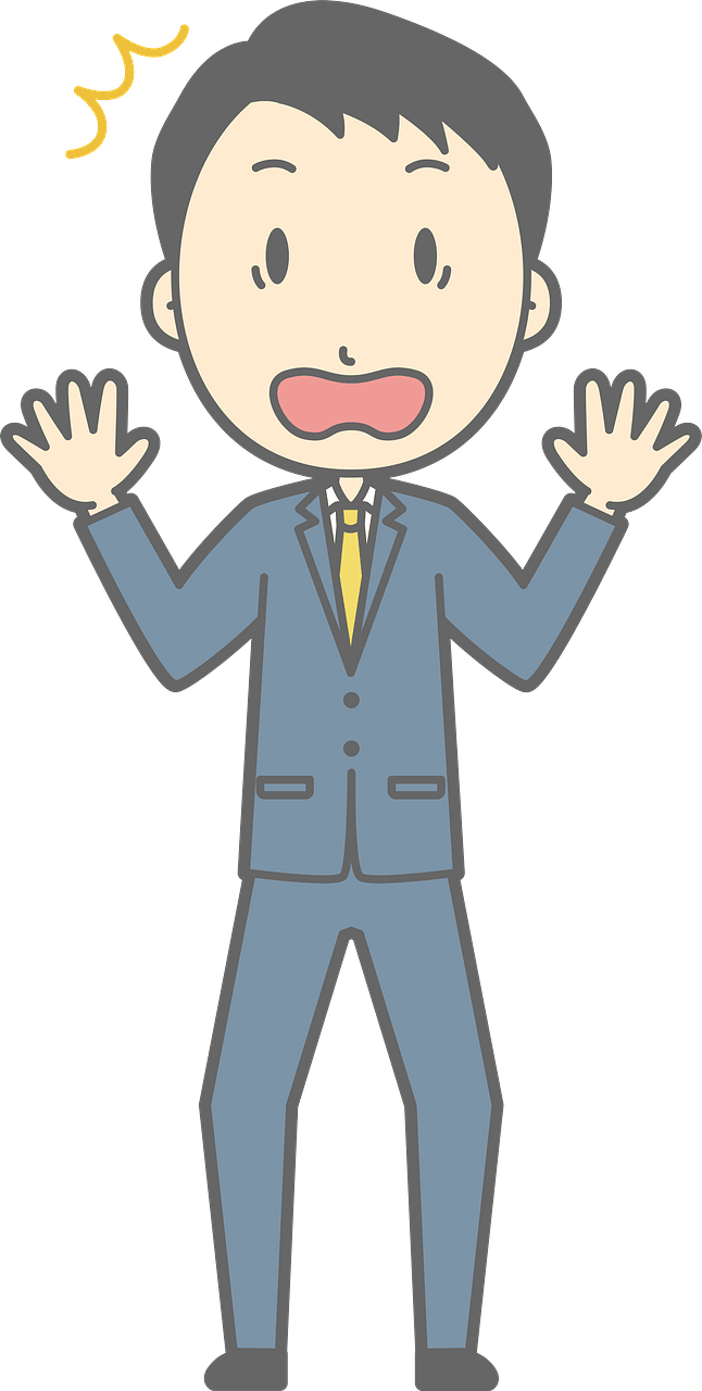 (Noah) Surprised Businessman