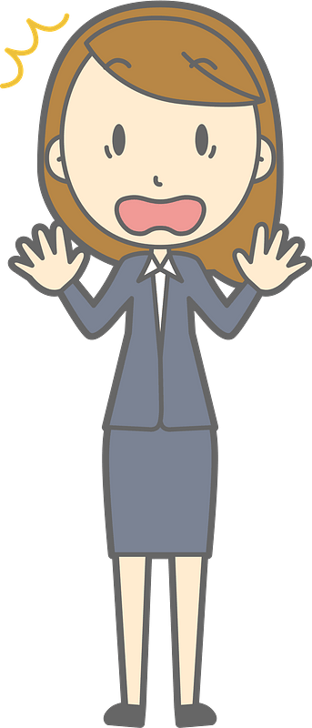 (Lenore) Surprised Businesswoman