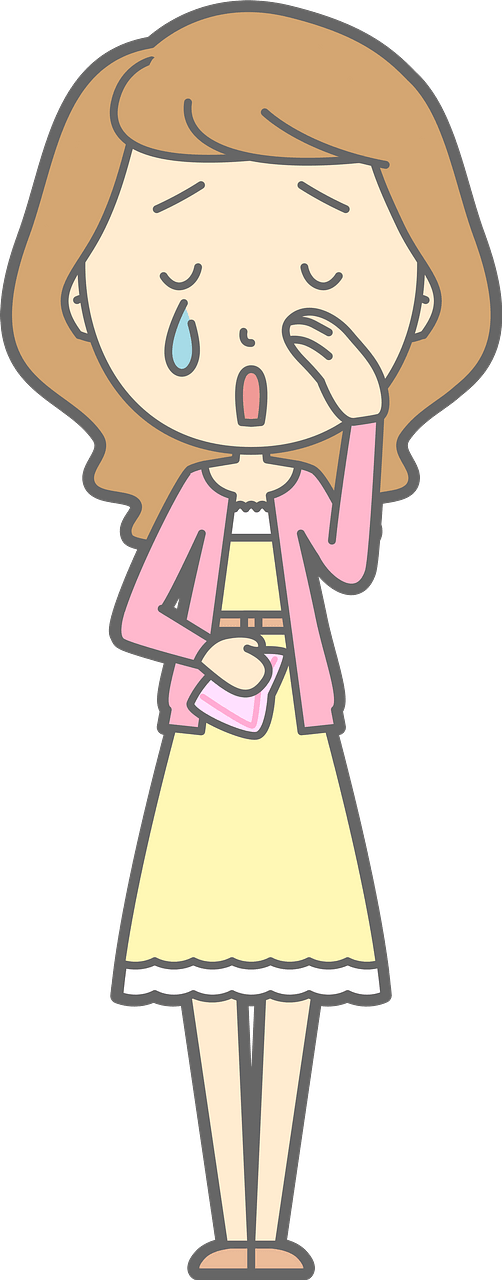 (Amy) Woman is Crying Tears