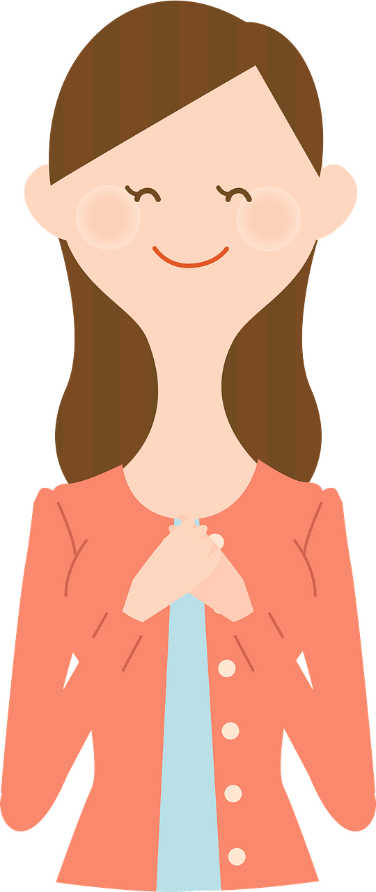 Happy Woman is Expressing Joy
