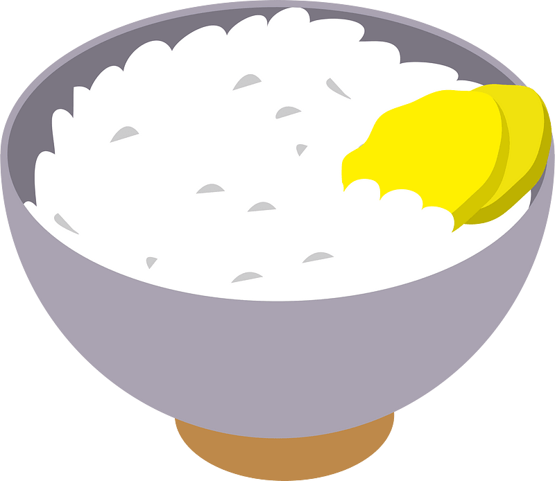 Steamed Rice Pickled Radish