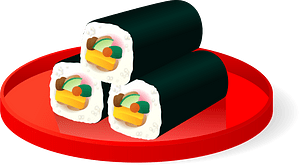 Sushi Roll Japanese Food