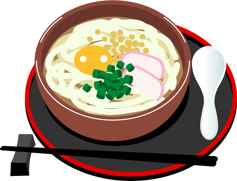 Tsukimi Udon Noodle Food