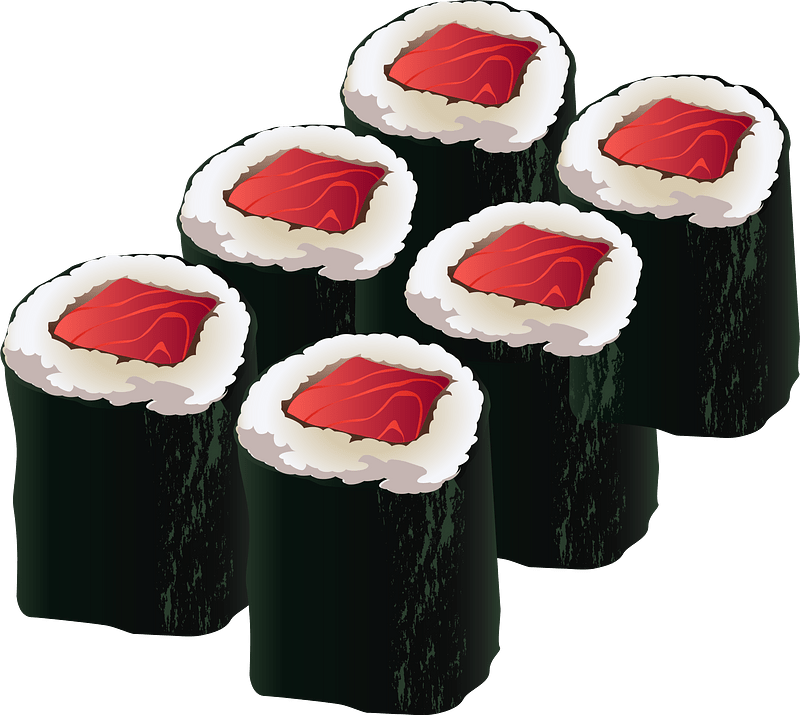 Tuna Sushi Roll Food