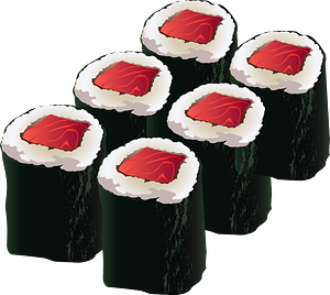 Tuna Sushi Roll Food
