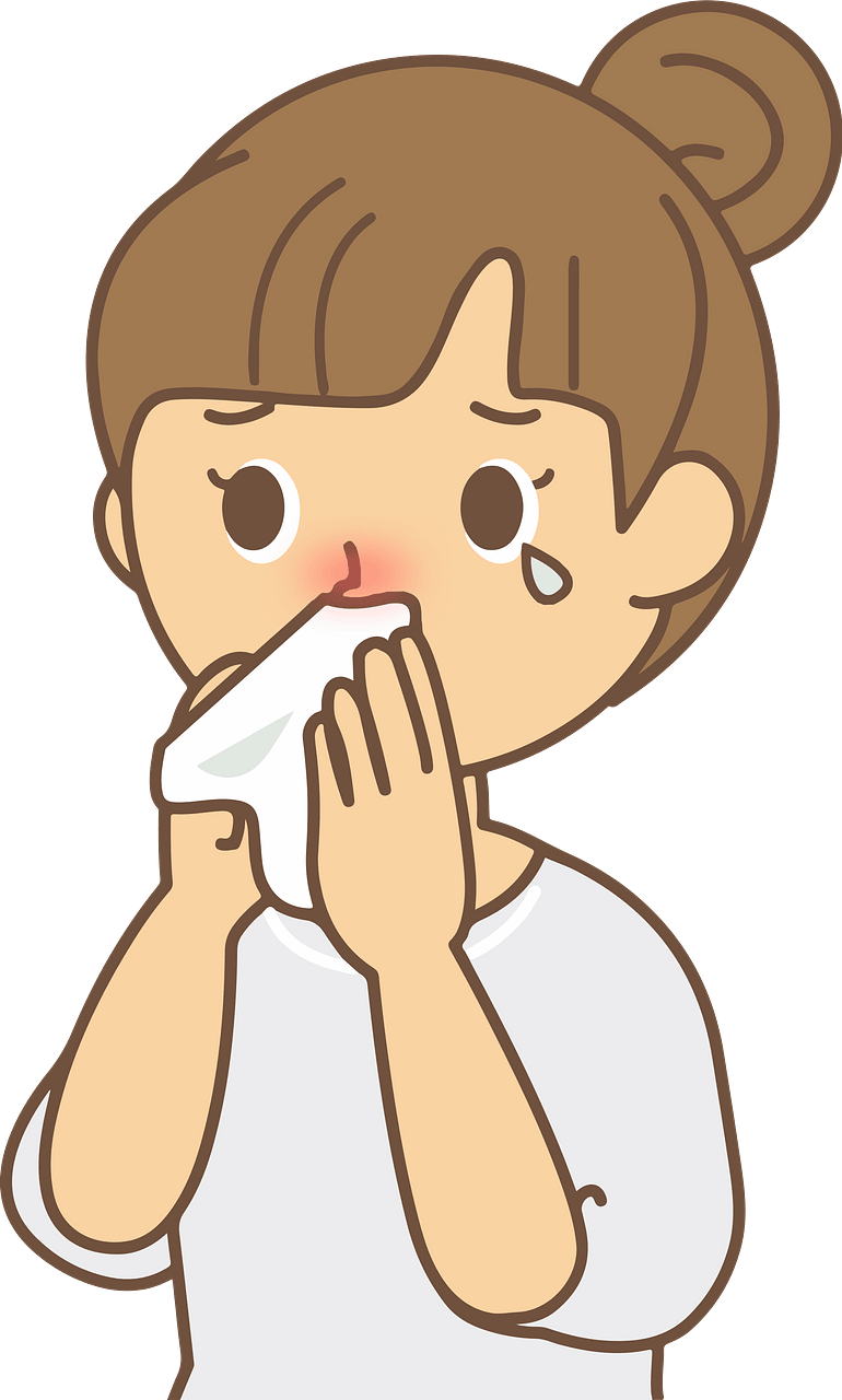 Woman with a Runny Nose