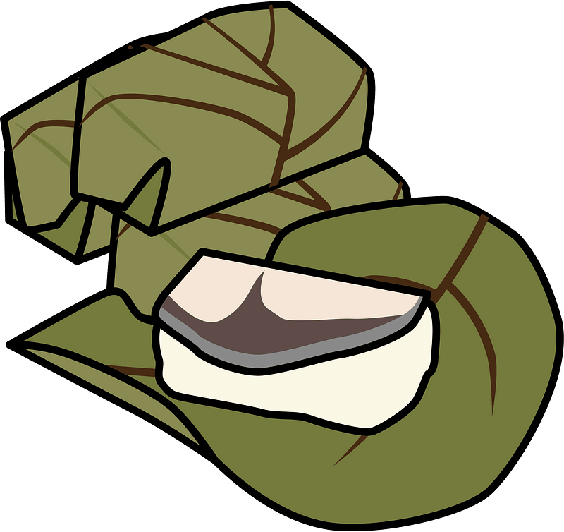 Persimmon Leaf Sushi Food