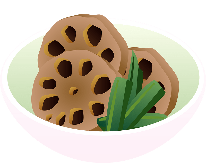Simmered Lotus Root Food
