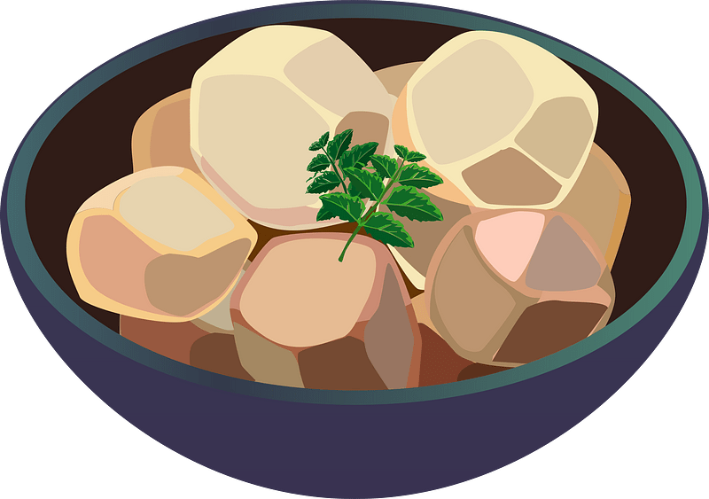 Simmered Taro Food