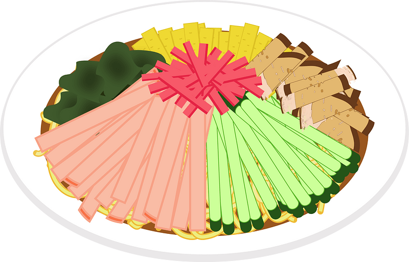 Hiyashi Chuka Noodle Food