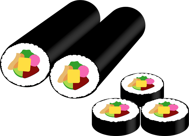 Sushi Roll Japanese Food