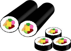 Sushi Roll Japanese Food