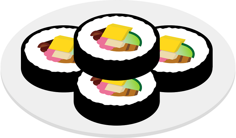 Sushi Roll Japanese Food