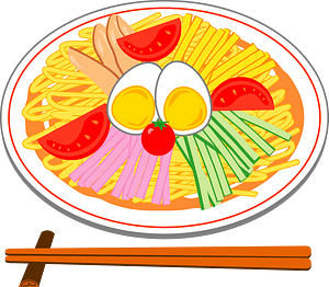 Hiyashi Chuka Noodle Food
