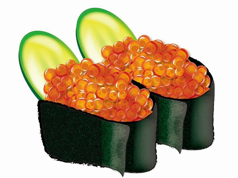 Salmon Roe Sushi Food