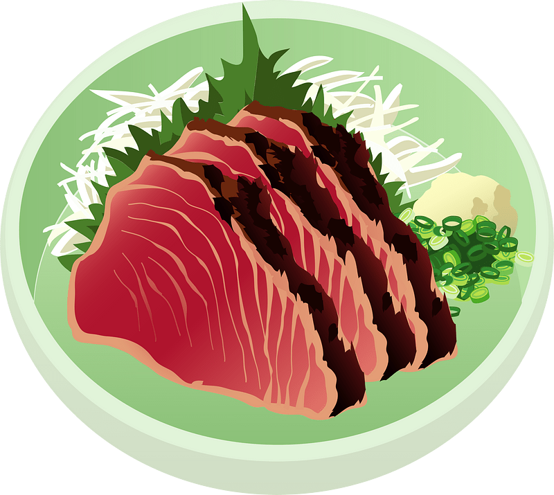 Seared Bonito Japanese Food